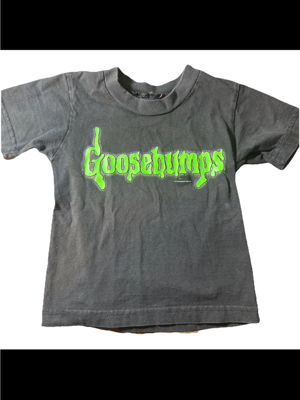 Vintage 90s Goosebumps T shirt No Tag Kids XS Originally Glow In The Dark